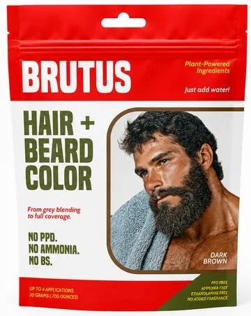 BRUTUS HAIR&BEARD COLOR [DK BROWN]
