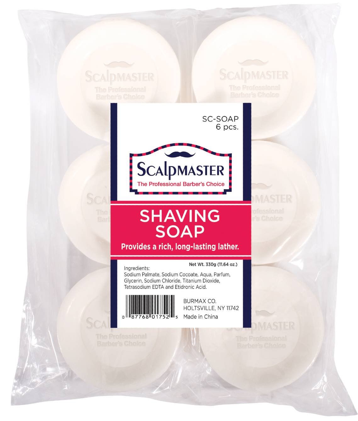 BX SCALPMASTER SHAVING SOAP 6 PACK