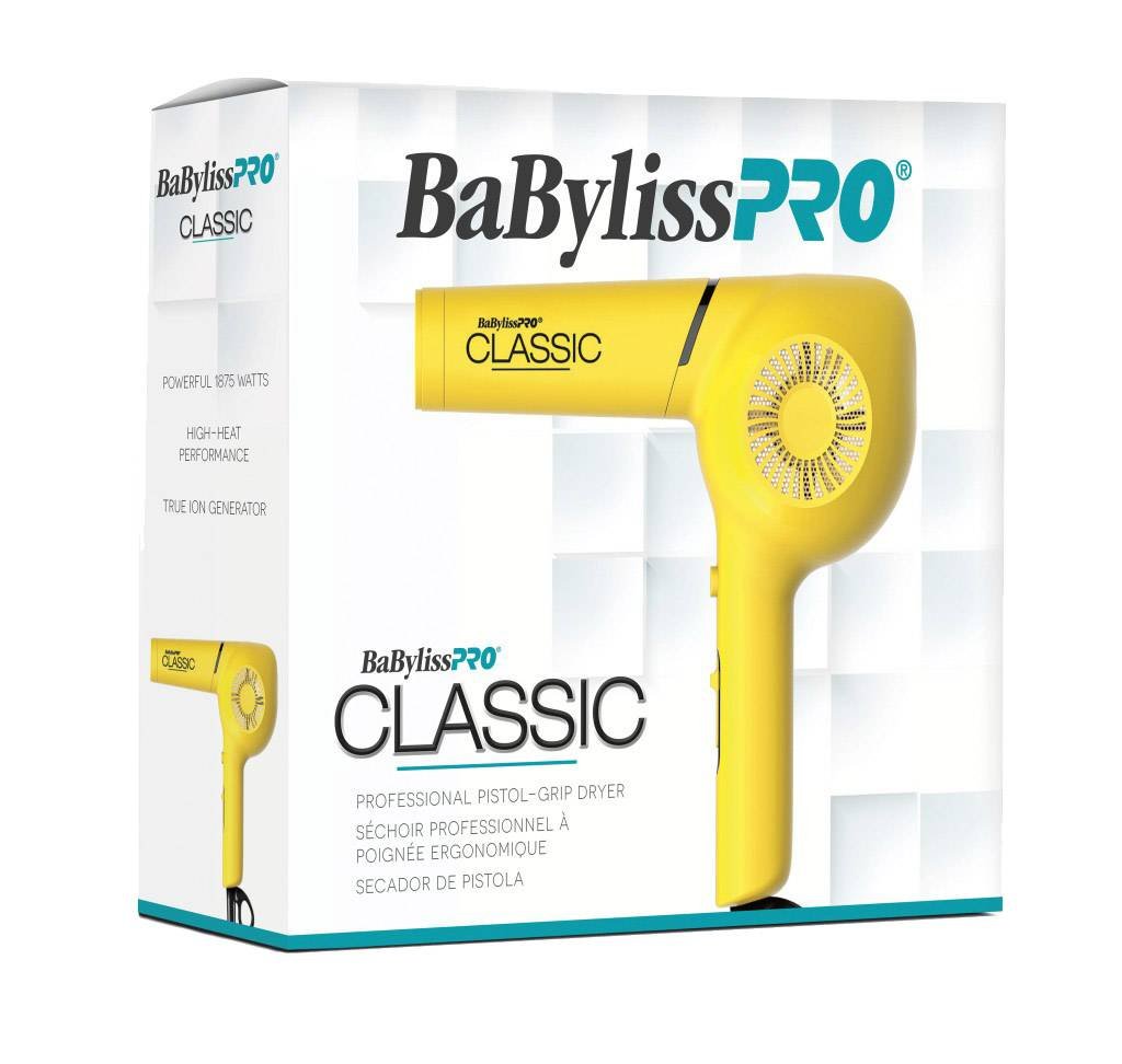 BABYLISS DRYER RET YELLOWBIRD