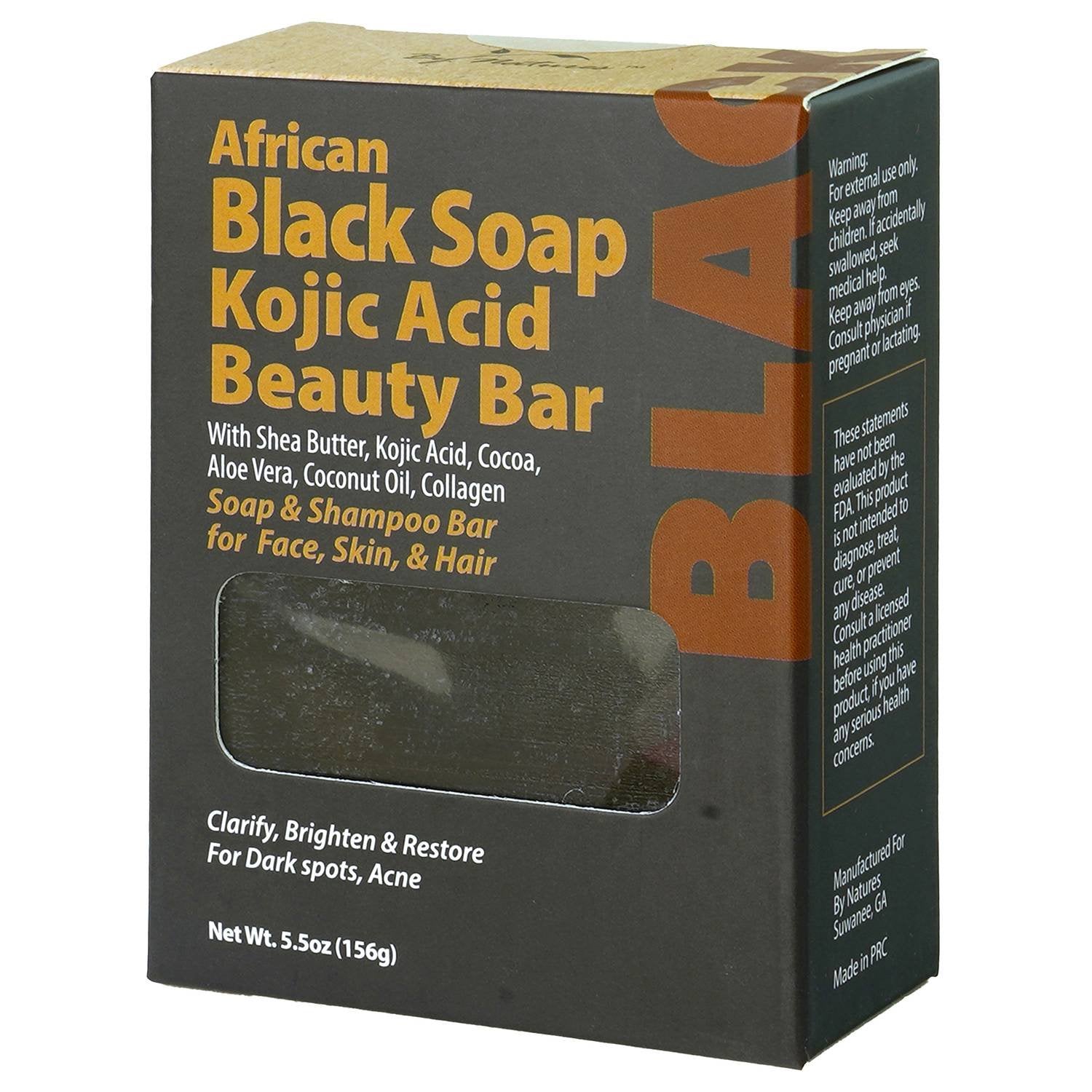 BYN KOJIC ACID BEAUTY BAR [BLACK SOAP]
