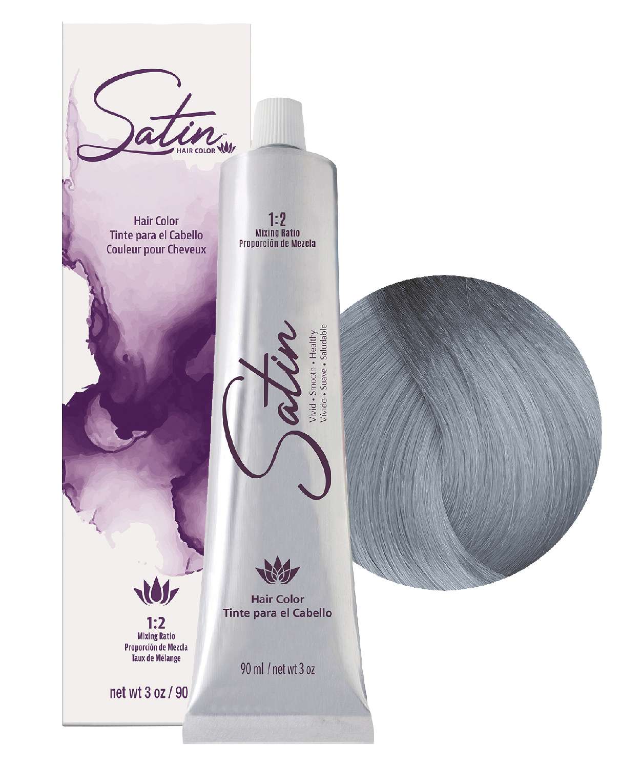 SATIN H/C BOLD 8S TITANIUM SILVER