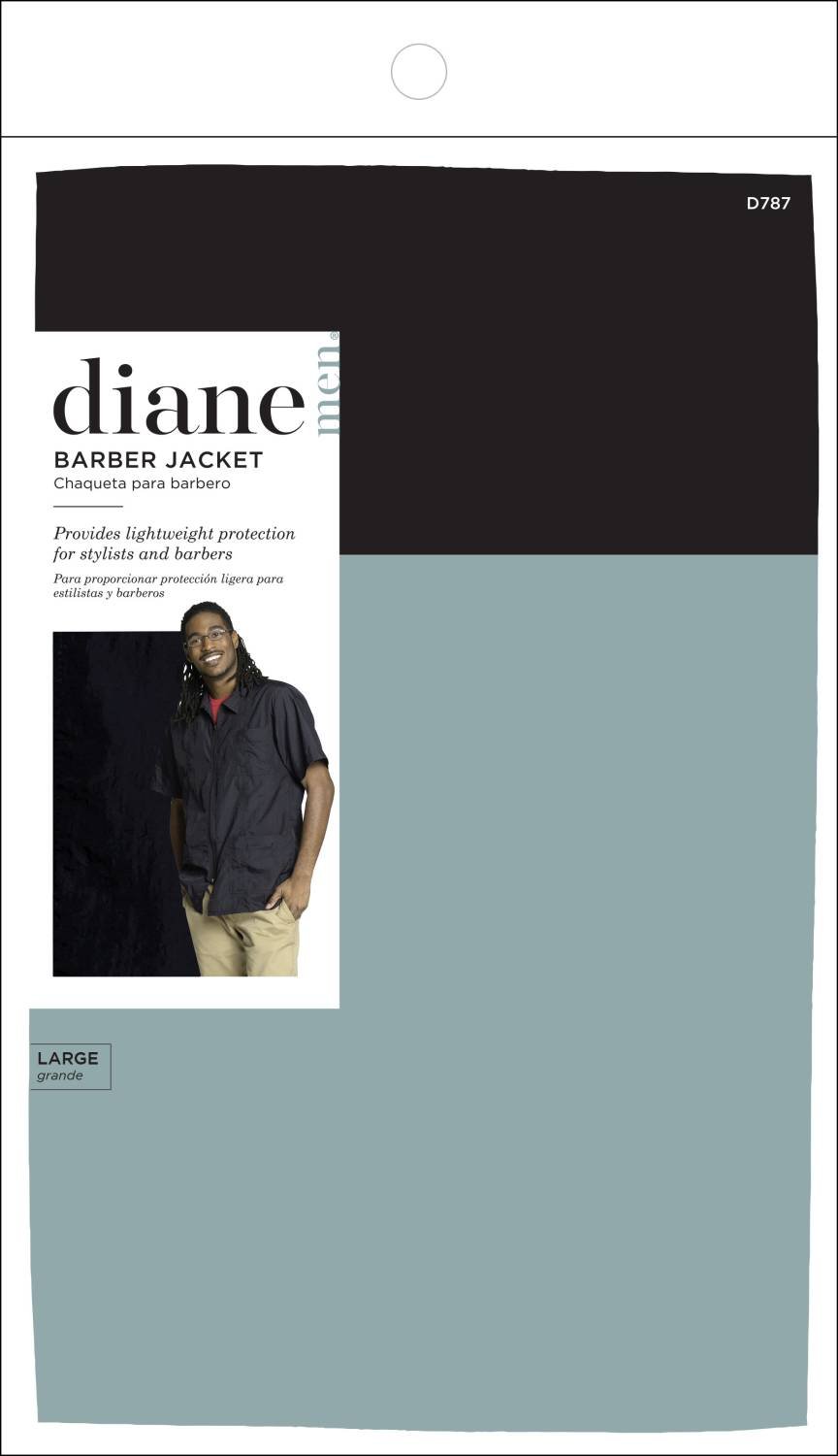 DIANE BLACK ZIPPERED PRO JACKET [L]