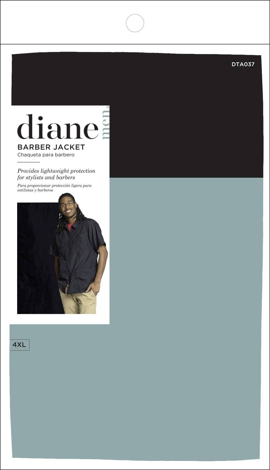 DIANE BLACK ZIPPERED PRO JACKET [4XL]