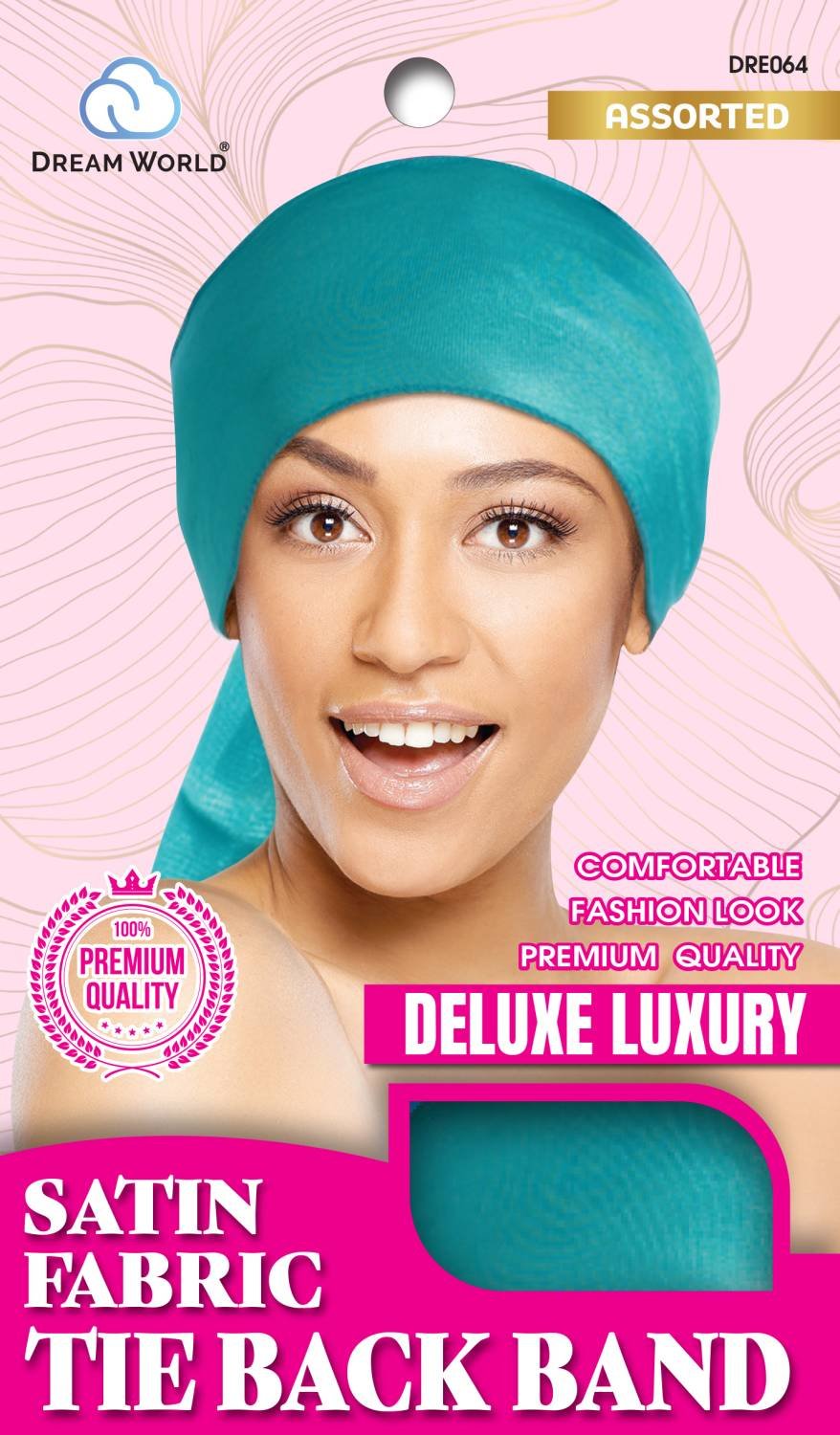DREAM W-TIE BACK BAND SATIN