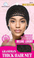 DREAM W-THICK HAIR NET GRANDMA BLACK