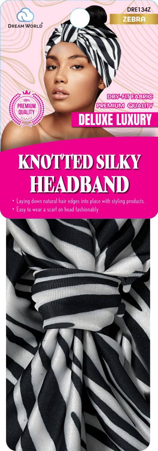 DREAM W-KNOTTED SILKY HEADBAND
