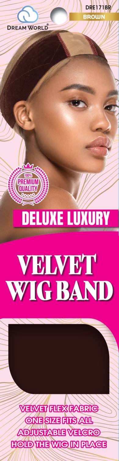 DREAM W-WIG BAND VELVET W/LACE