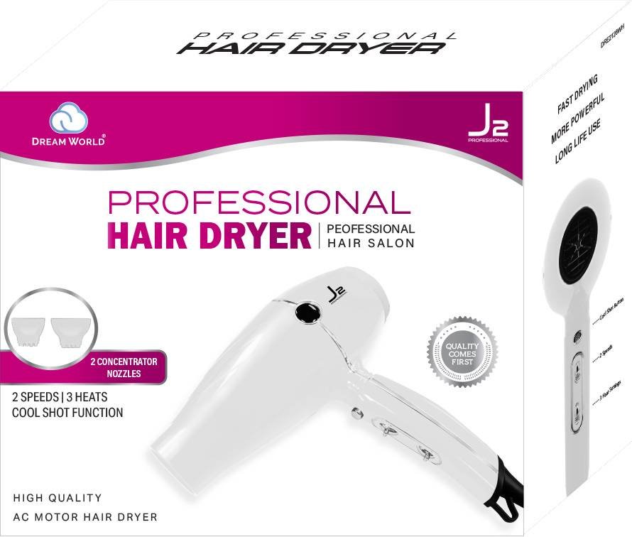J2 H/T DRYER AC MOTOR WHITE