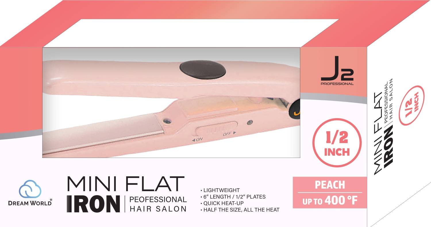 J2 H/T F/IRON MINI PEACH