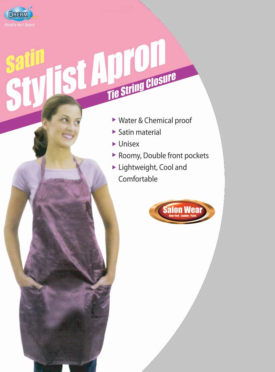 DREAM S/W-STYLIST APRON SATIN SILVER