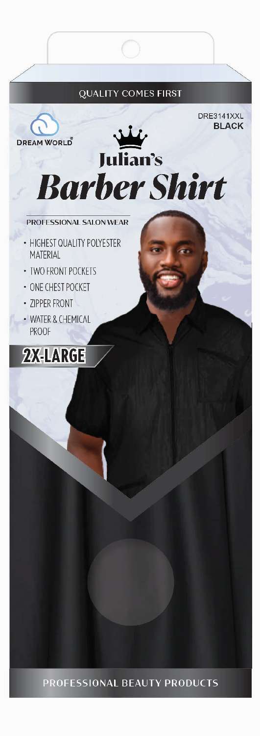 DREAM S/W-BARBER SHIRT BLACK XX-LA