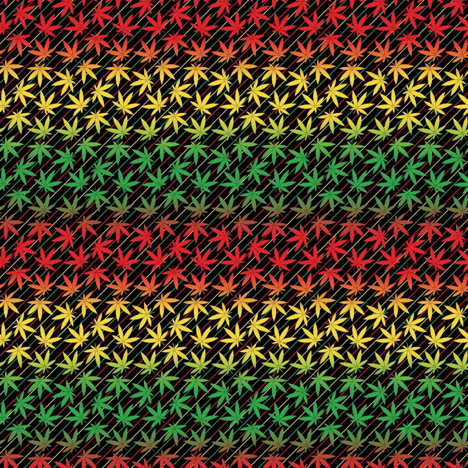 DREAM BANDANA - FOLDED REGULAR MARIHUANA MULTI COLOR