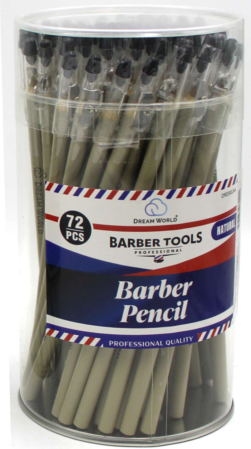 DREAM BARBER PENCIL JAR 72PC/JAR NATURAL