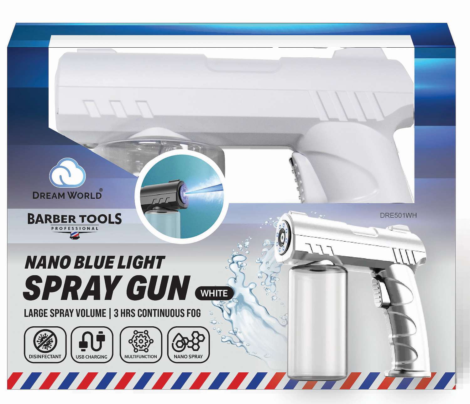 DREAM SPRAY GUN NANO BLUE LIGHT WHITE