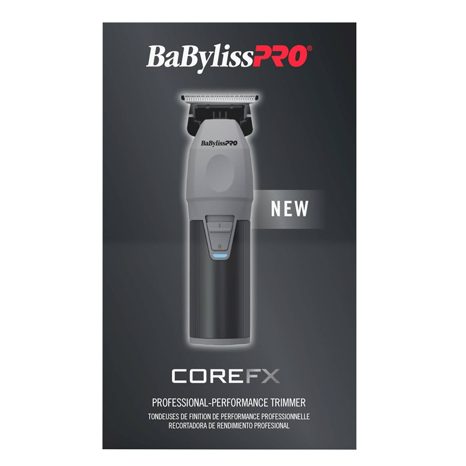 BABYLISS COREFX TRIMMER BLACK/GRAY
