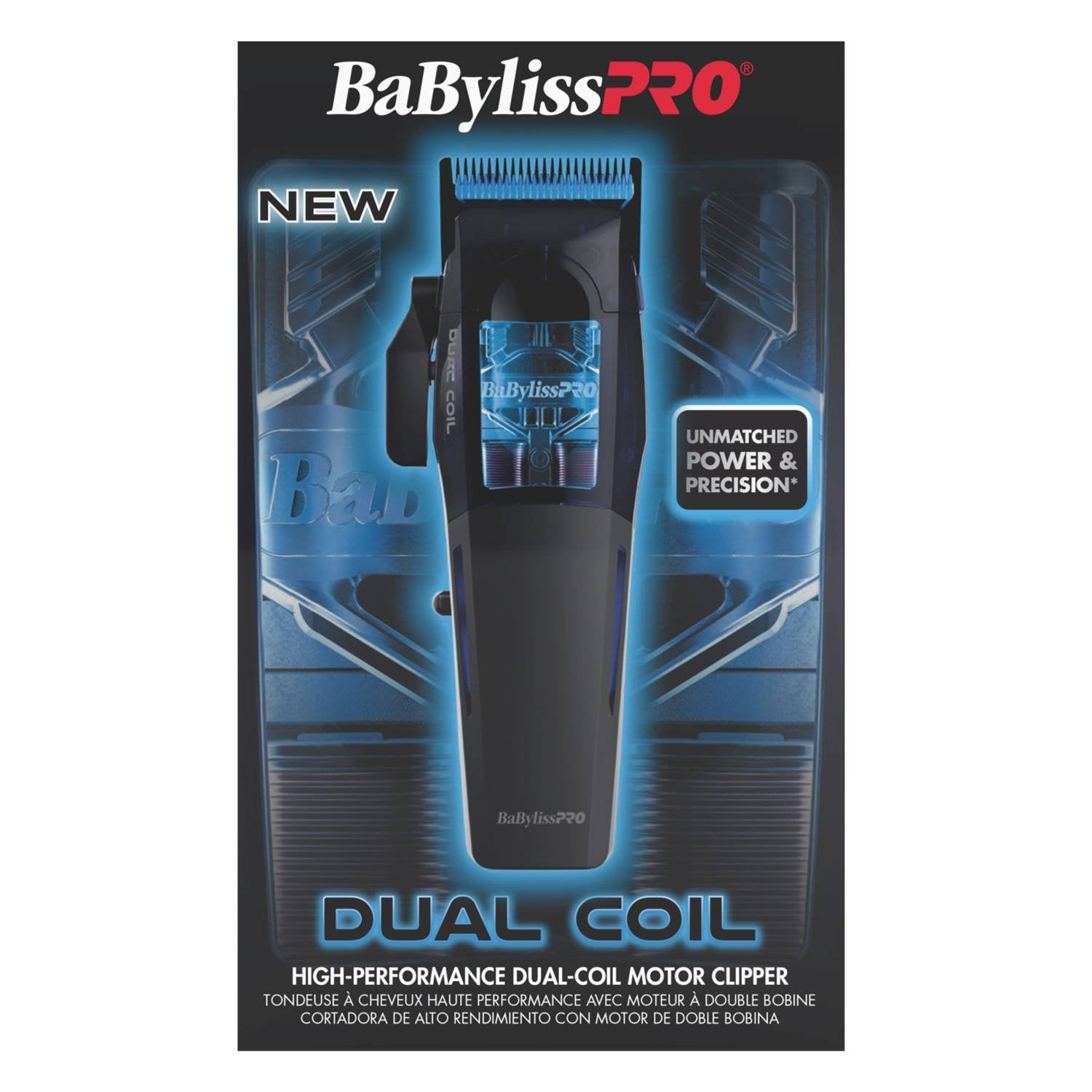 BABYLISS DUAL COIL MOTOR CLIPPER BLACK