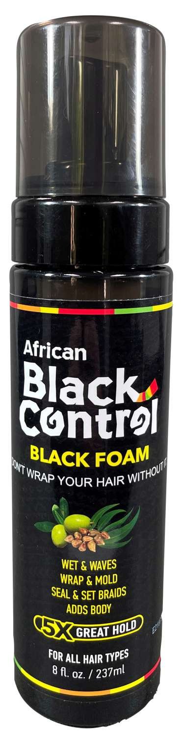AFRICAN BLACK CONTROL BLACK FOAM 8 OZ