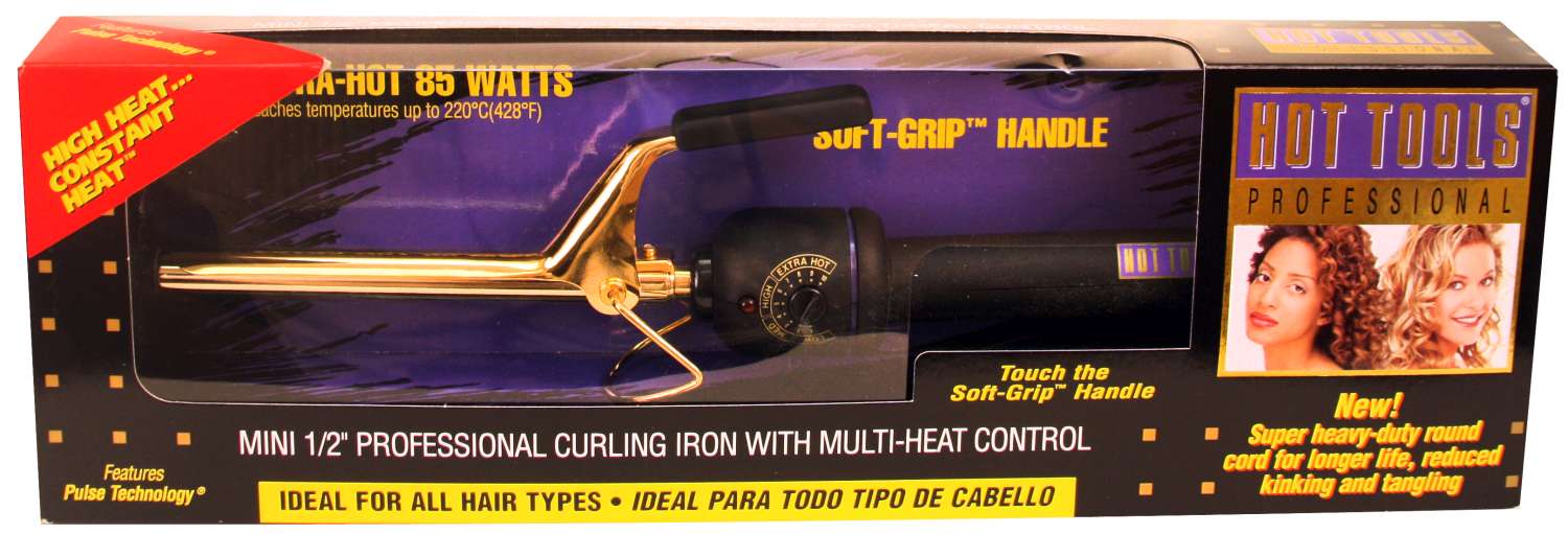 HOT TOOL C/IRON GOLD SPRING 1/2 IN