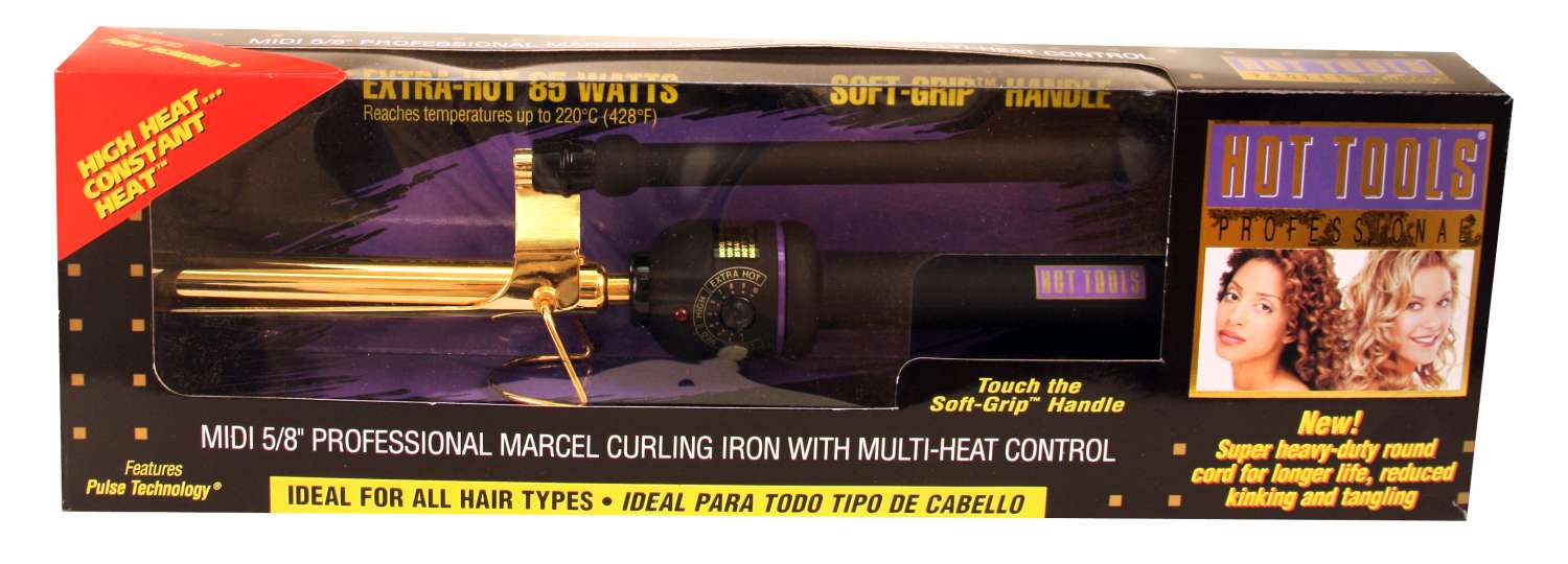 HOT TOOL C/IRON GOLD MARCEL 5/8 IN