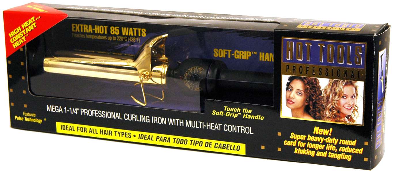 HOT TOOL C/IRON GOLD SPRING 1 1/4 IN