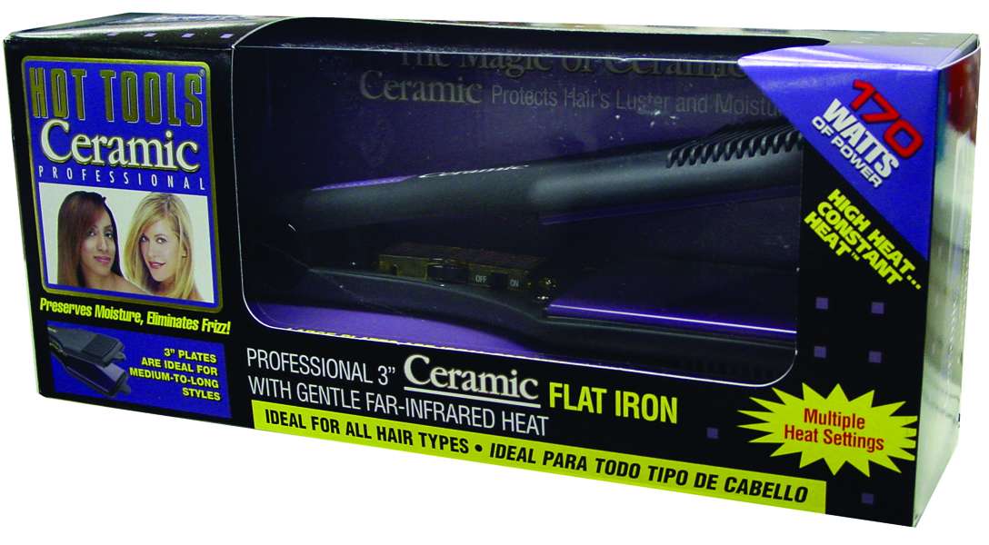 HOT TOOL FLAT IRON CERAMIC 3 IN