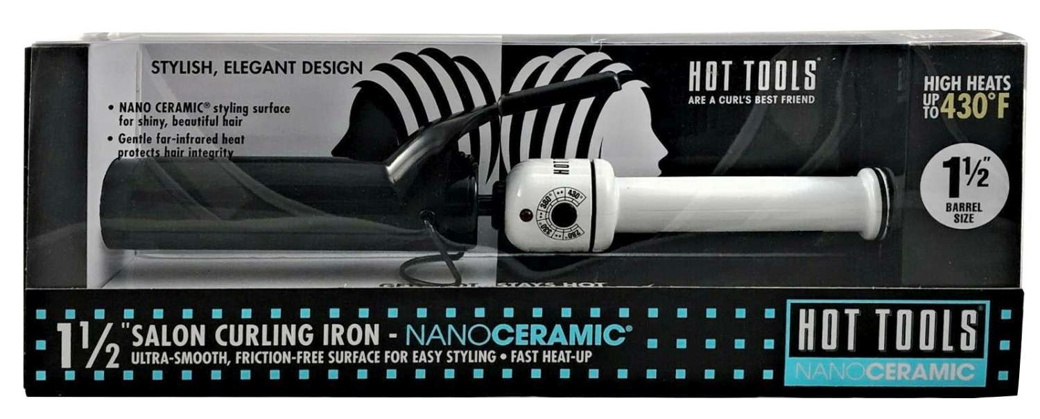 HOT TOOL C/IRON NANOCERAMIC 1 1/2 IN
