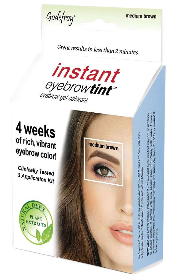 GODEFROY INST EYE TINT 3 APP KIT [M/BROWN]