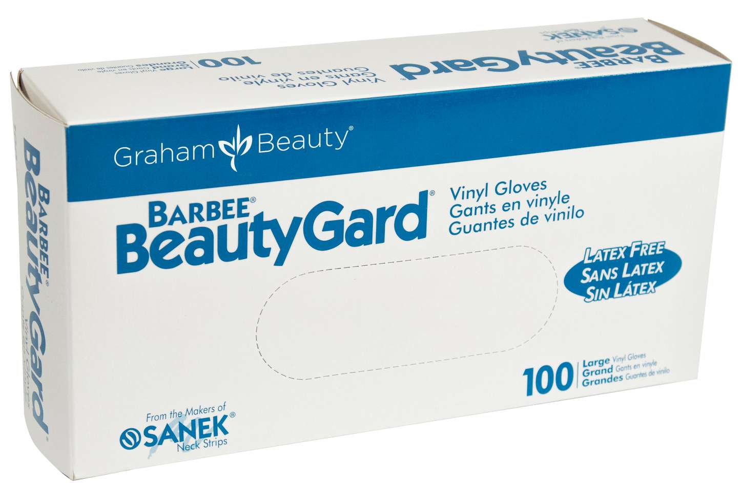 GRAHAM GLOVE VINYL BARBEE100CT LARGE