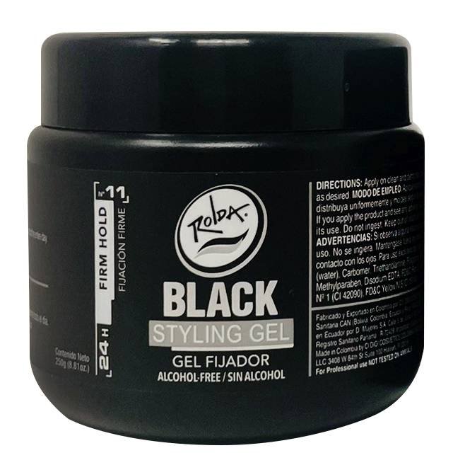 ROLDA STYLING GEL BLACK 8 OZ