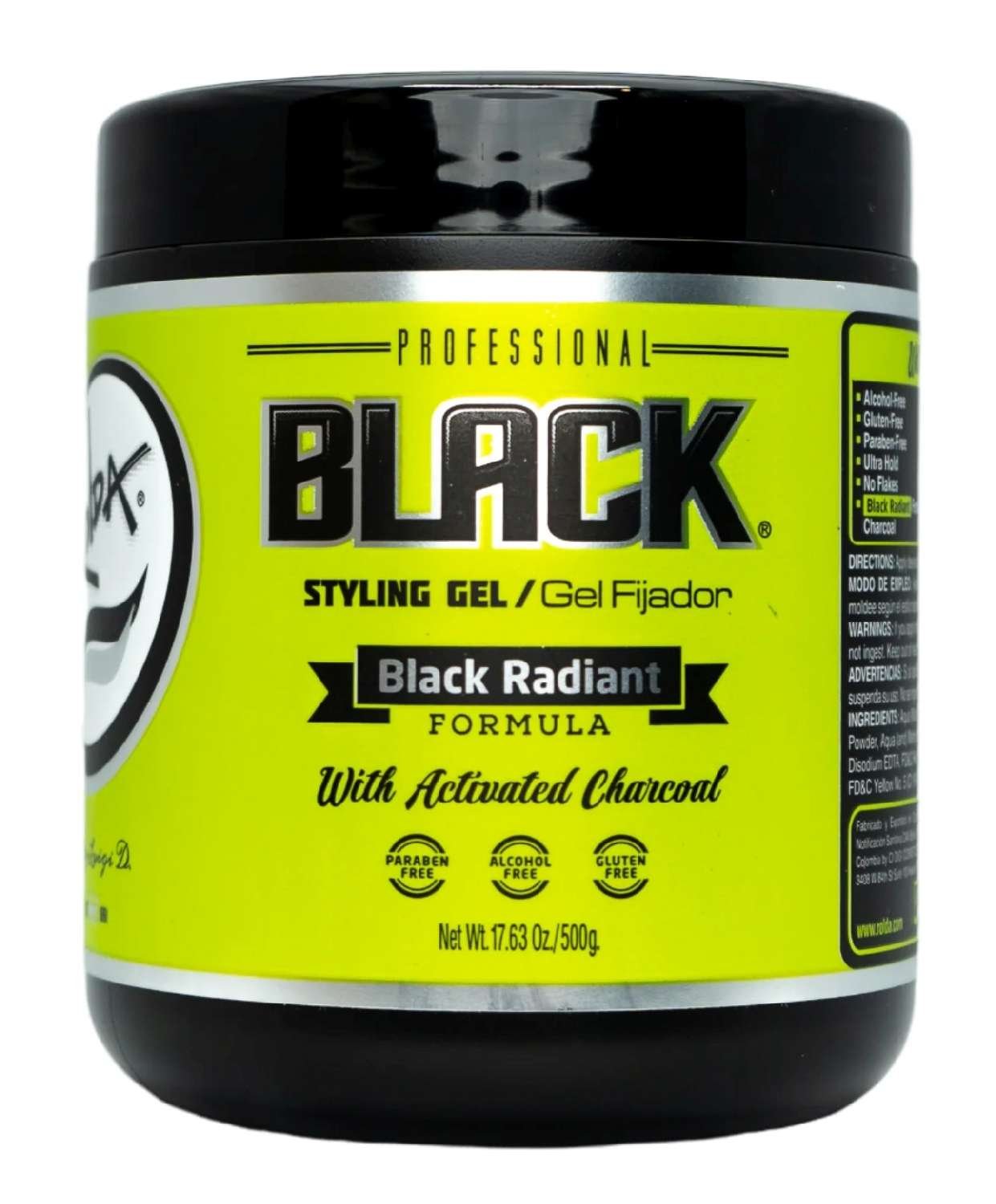 ROLDA STYLING GEL BLACK 17 OZ