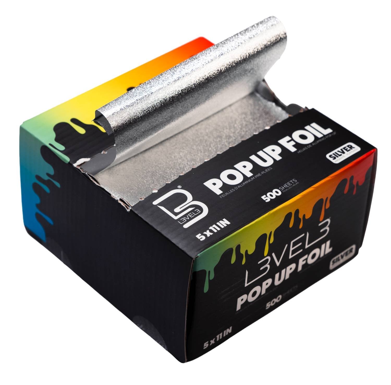LEVEL3 POP UP FOIL 500CT 5X11IN