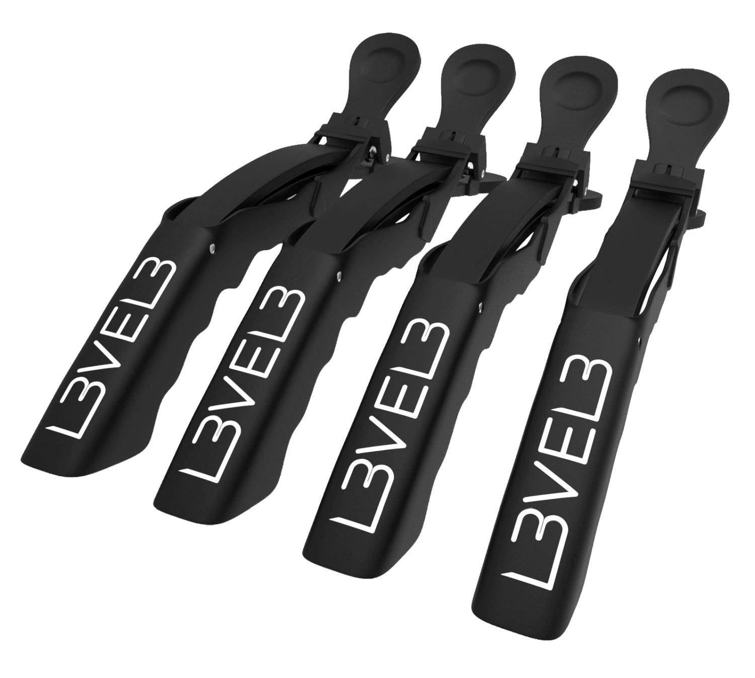 LEVEL3 HAIR CROC CLIPS - 4PC