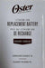 OSTER CORDLESS 76 LITHIUM ION BATTERY
