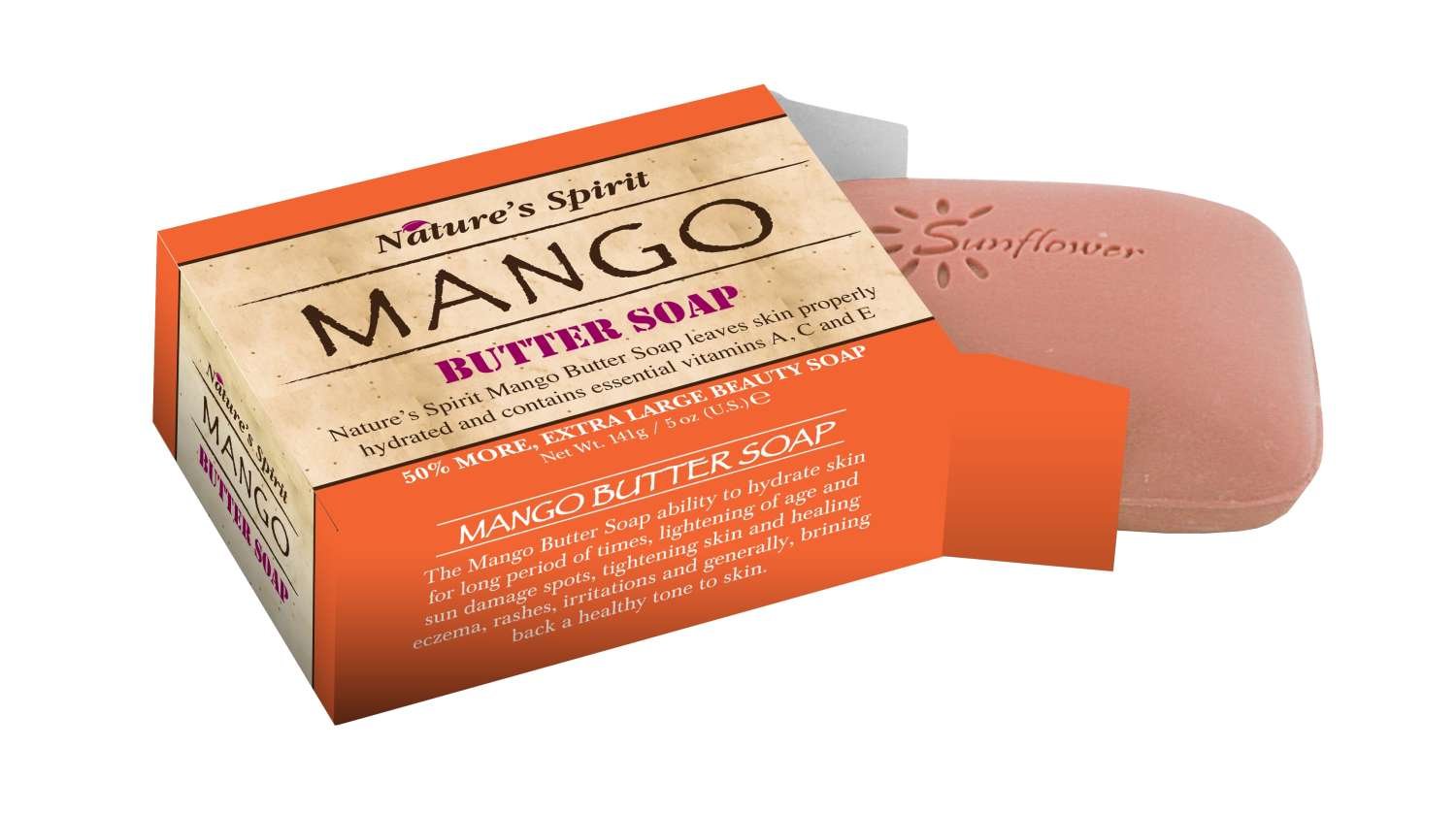 DIFEEL SOAP NAT SPIRIT BUTTER-MANGO 5.5 OZ