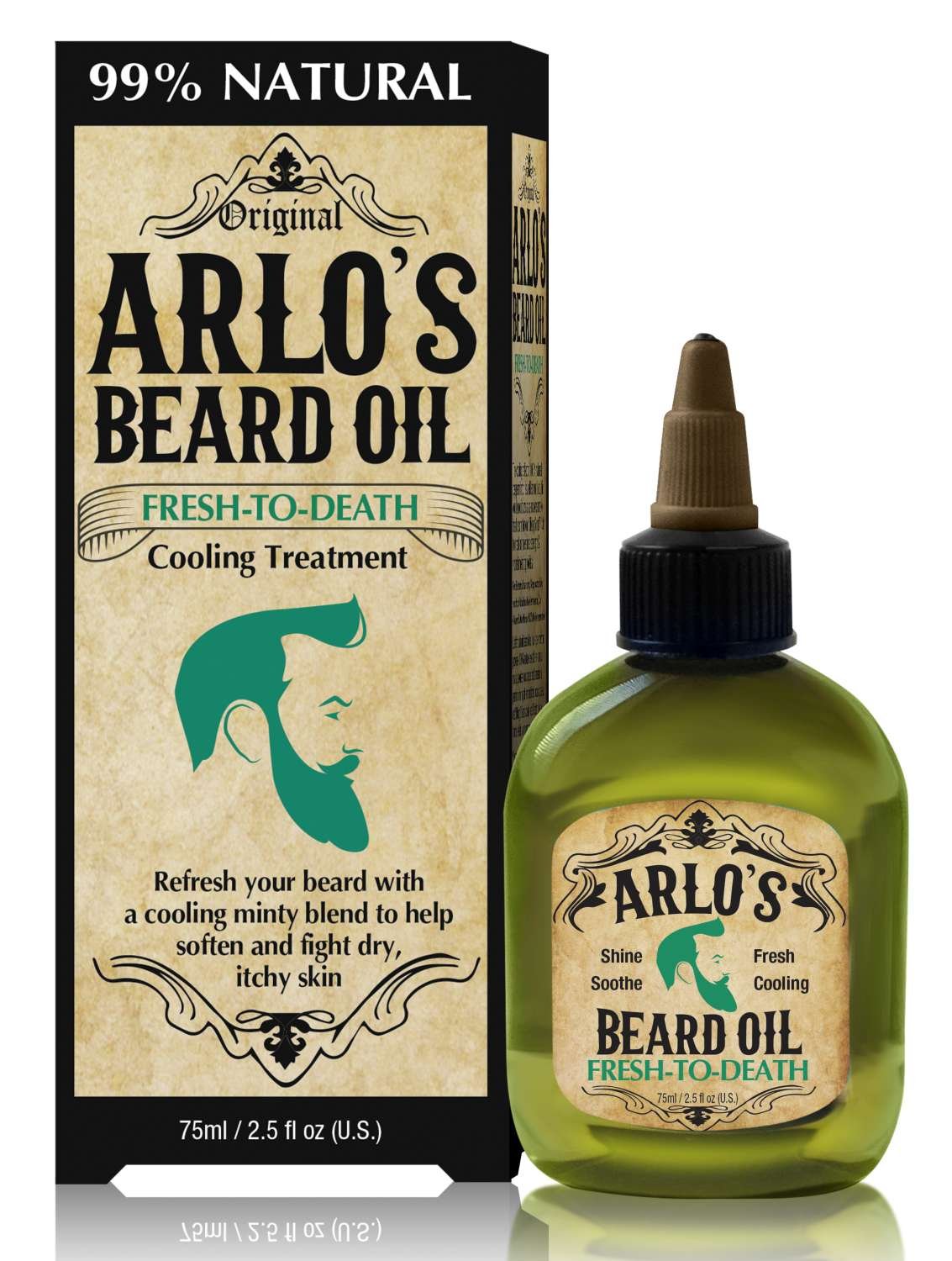ARLO'S BEARD OIL FRESH TO DEATH 2.5 OZ