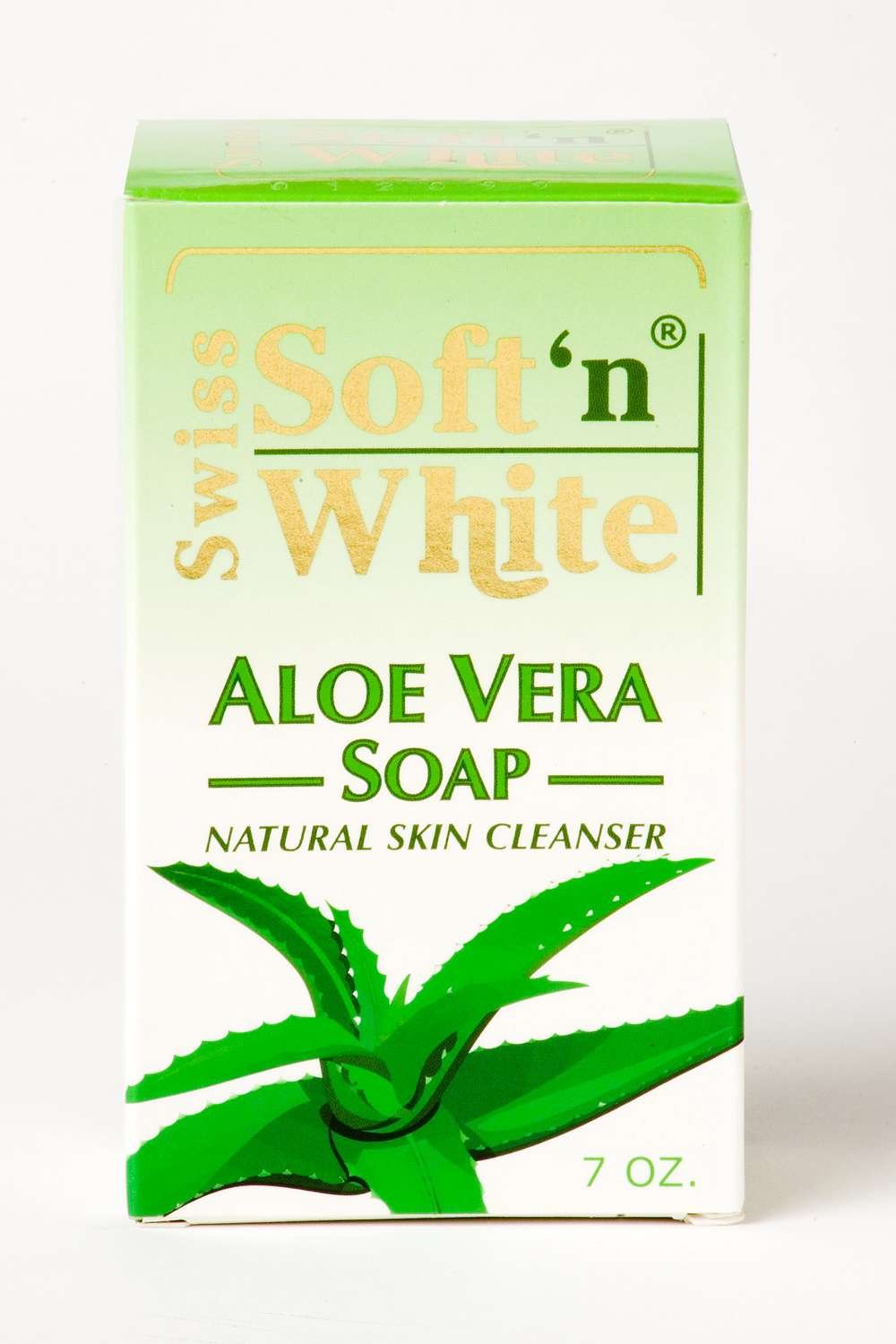 SOFT'N WHITE SOAP [ALOE] 7 OZ