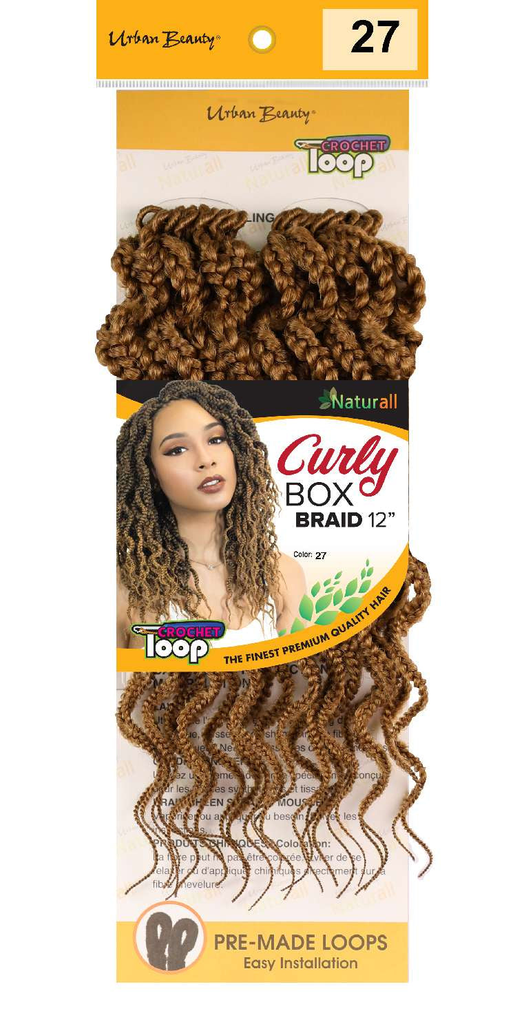 SYN BOX BRAID CURL 12-#27