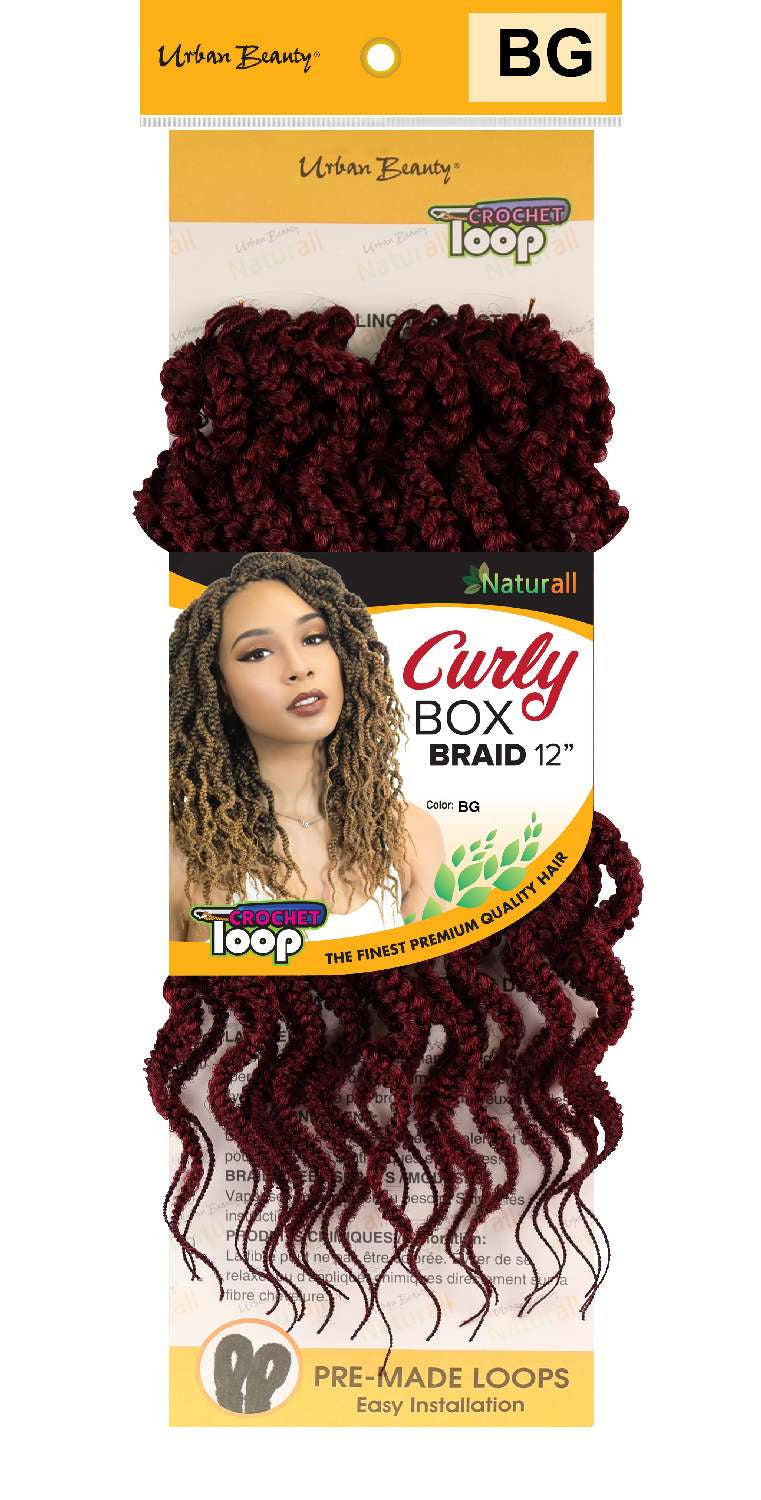 SYN BOX BRAID CURL 12-#BG