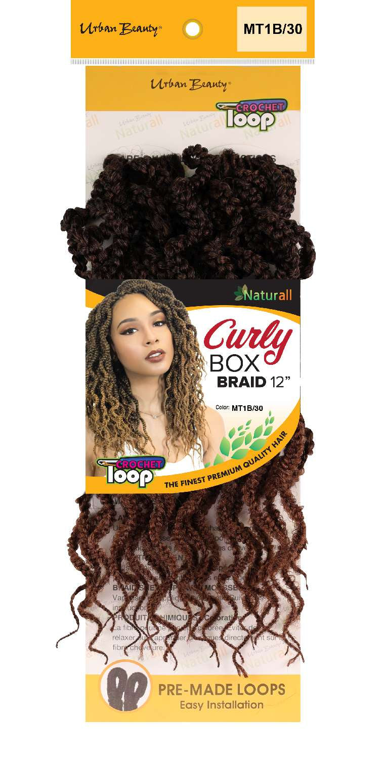 SYN BOX BRAID CURL 12-MT1B/30