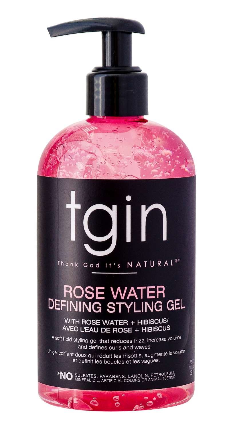 TGIN ROSE WATER DEFINING STYLING GEL 13 OZ