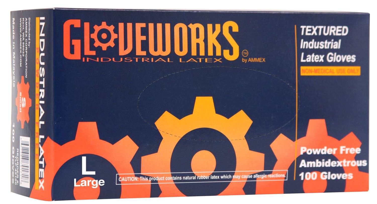 GLOVEWORKS LATEX P/FREE [LARGE]