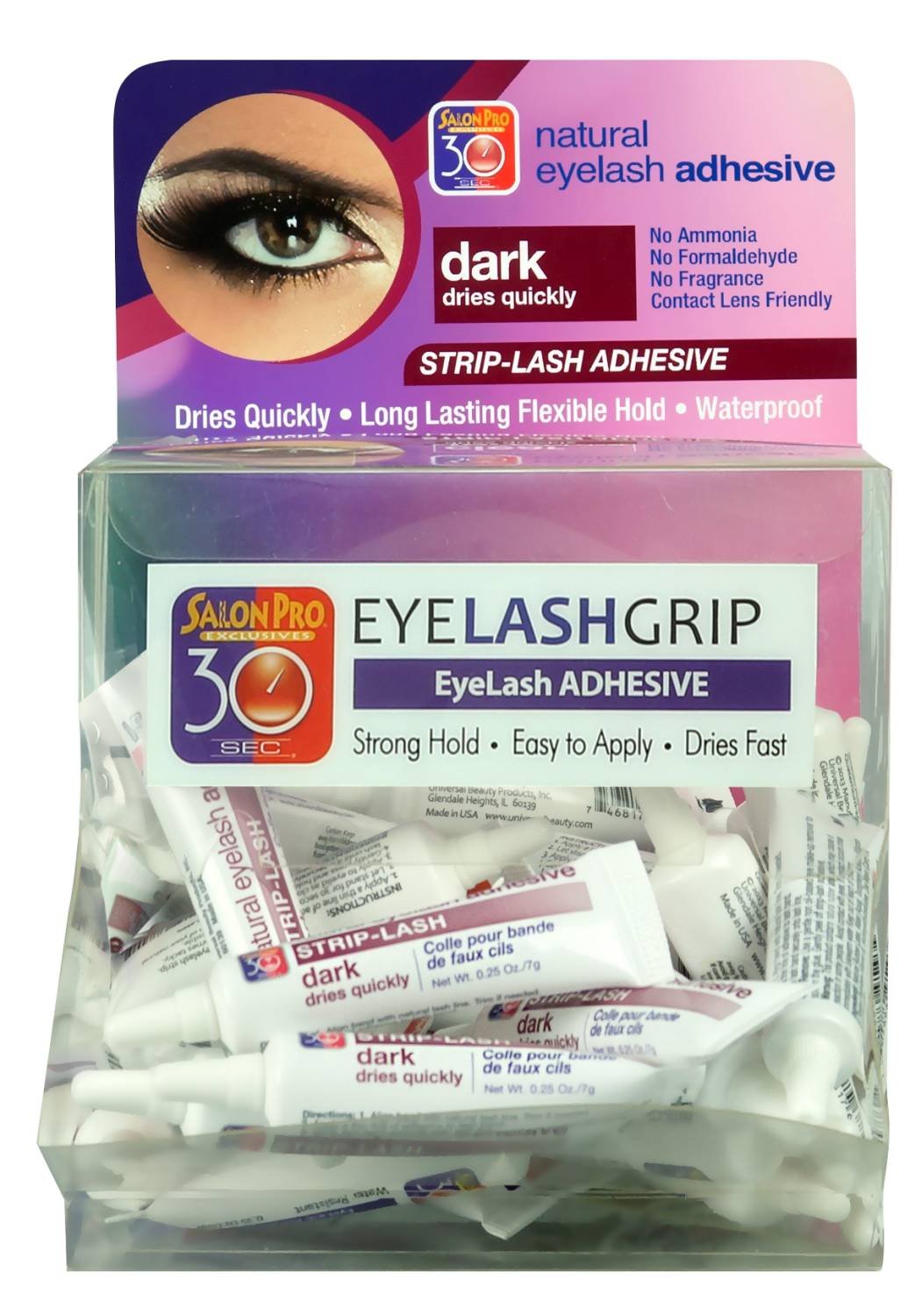 SALON PRO 30 SEC EYELASH GLUE BLACK 0.25