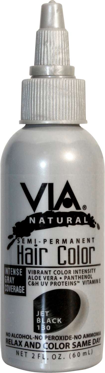 VIA NAT H/C  130 [JET BLK] 2 OZ