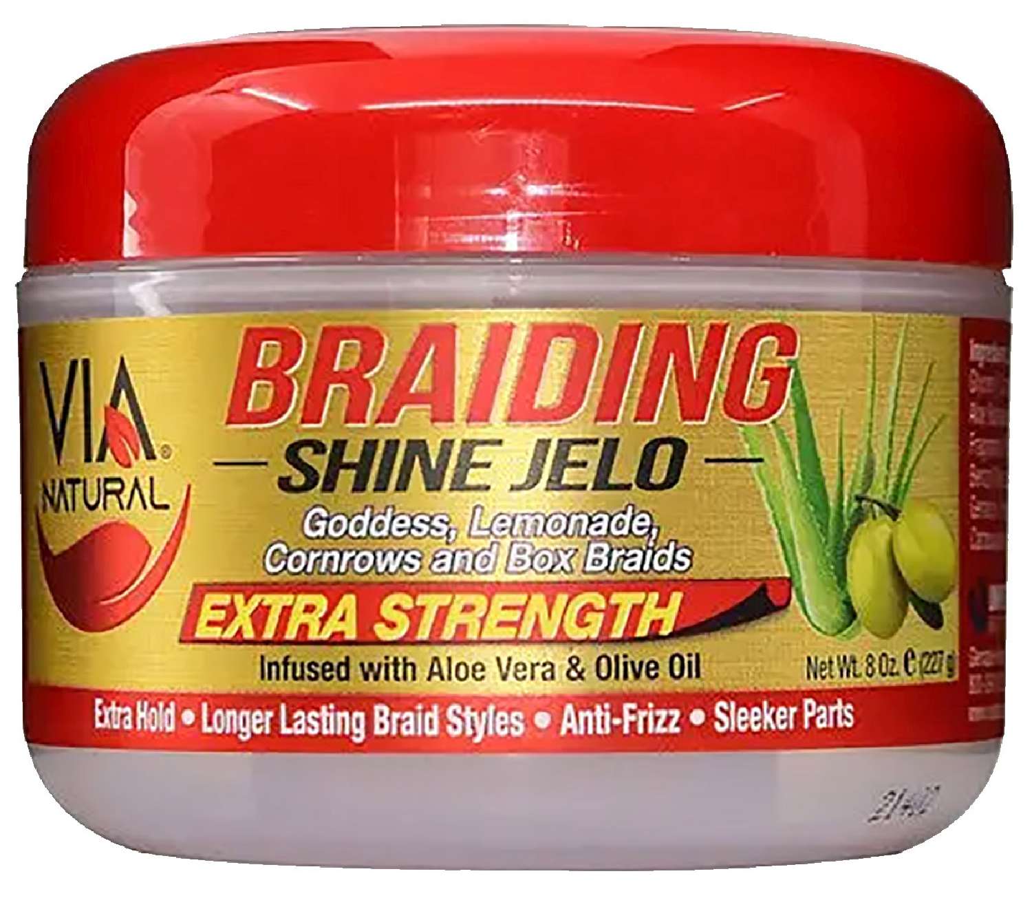 VIA BRAIDING SHINE JELO EXTRA 8 OZ