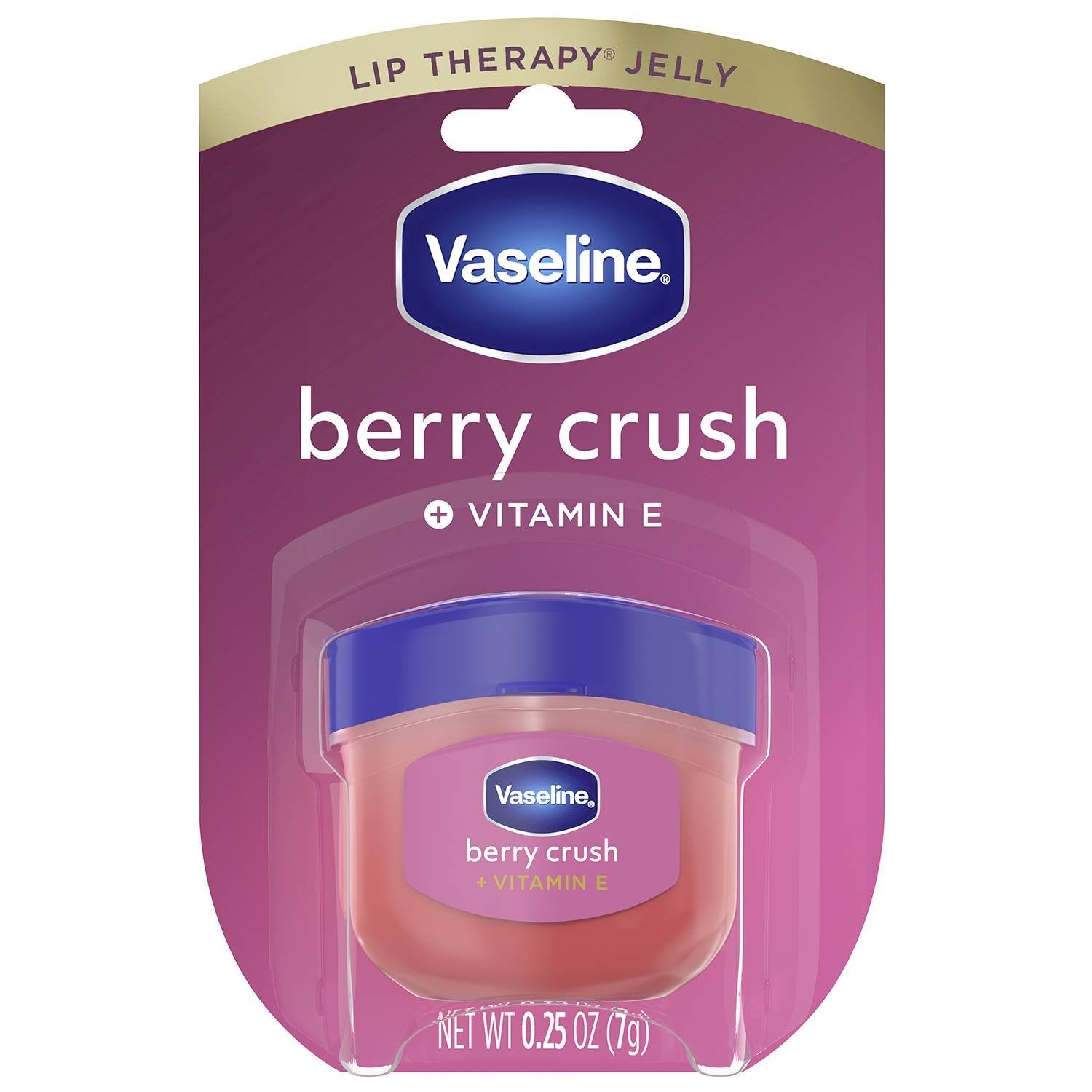 VASELINE LIP JAR BERRY CRUSH 8/PK 0.25 OZ