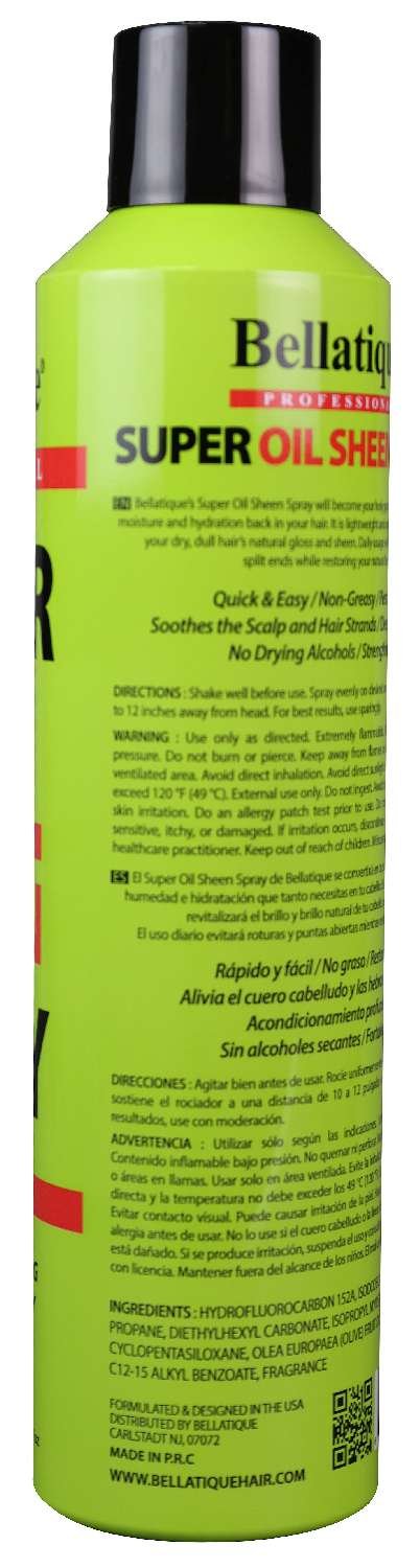 Ingredient List - Left / Top