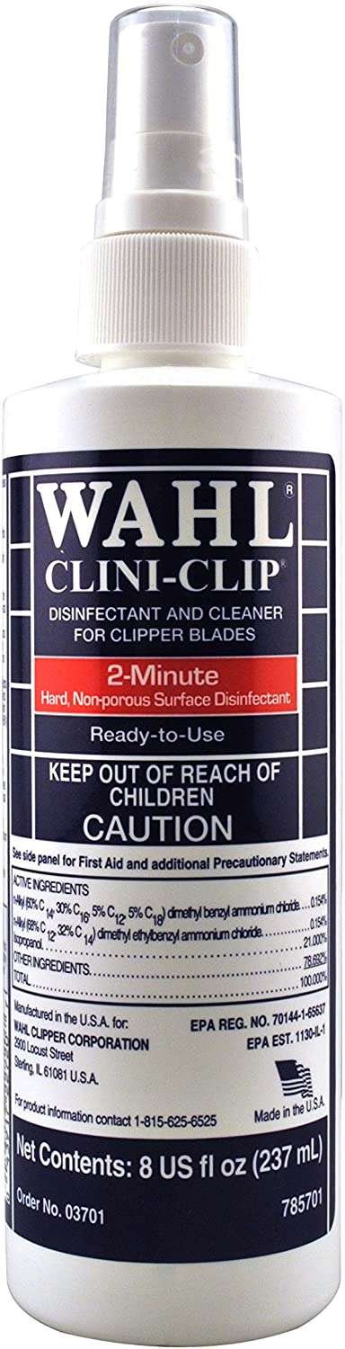 WAHL LIQ CLINI-CLIP DISINFECTANT 8 OZ