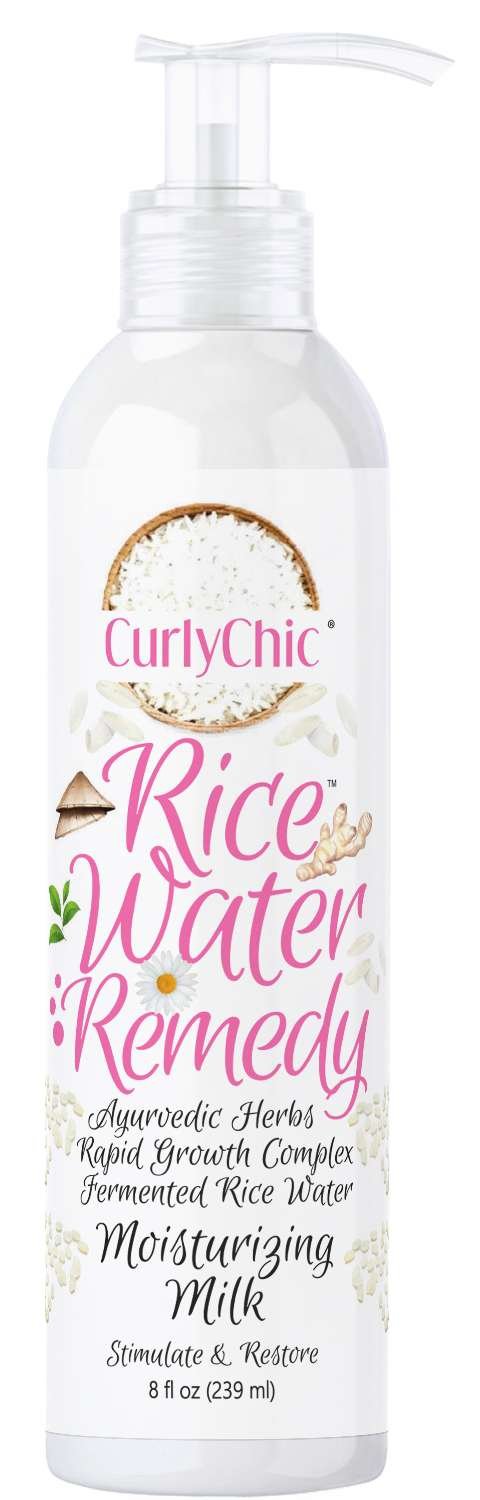 CURLY CHIC RICE WATER MOIST MILK 8 OZ